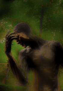 The sculpture in Rodin's garden I like to call grief